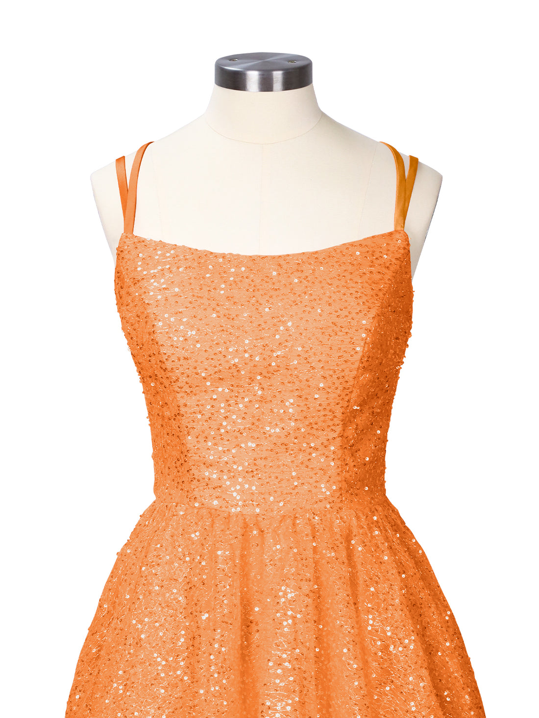 Sparkly Sequined A-line Mini Dress 