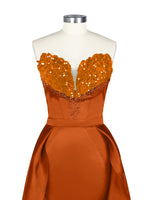 Strapless Sequin Prom Dress 