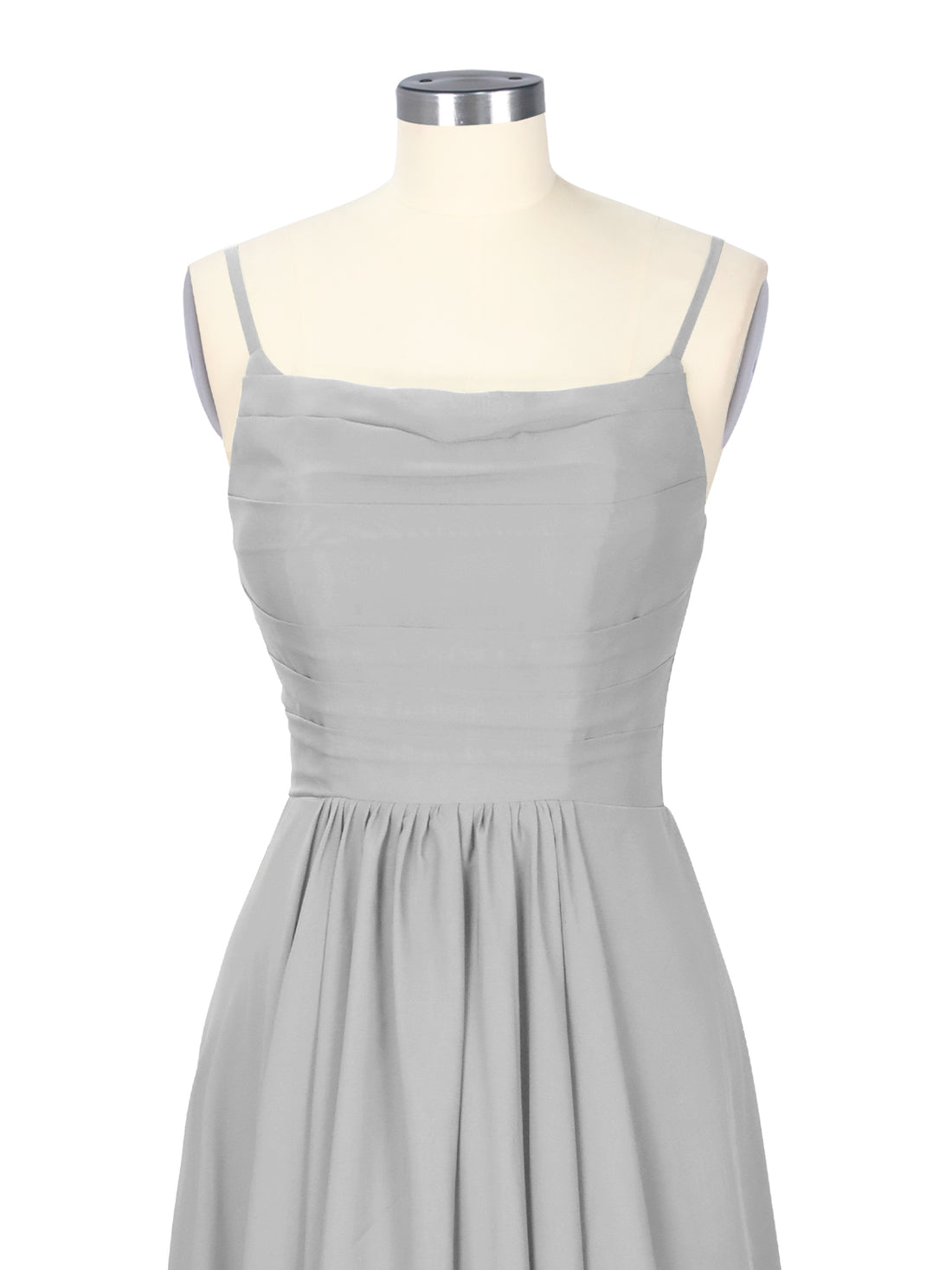 Spaghetti Asymmetrical Bridesmaid Dress 