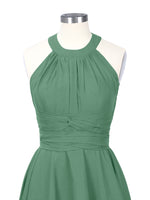 Halter Bridesmaid Dress 