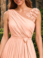 Chiffon Prom Dress with Appliques
