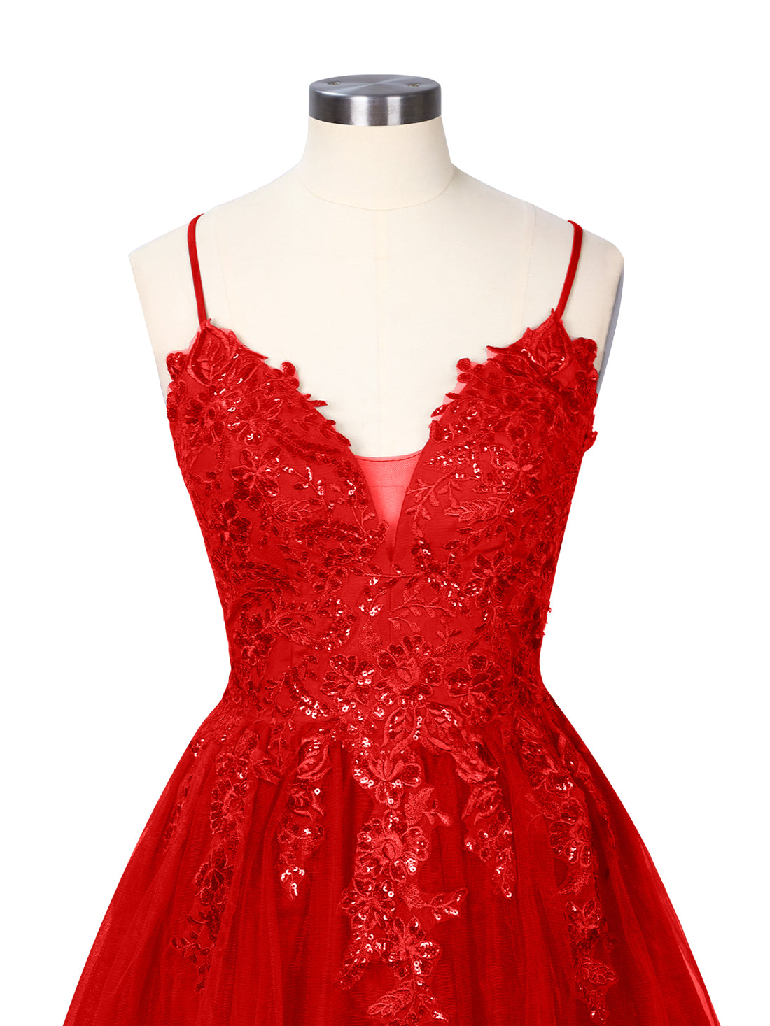 Applique Soft Tulle Mini Dress 