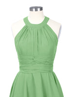Halter Bridesmaid Dress 