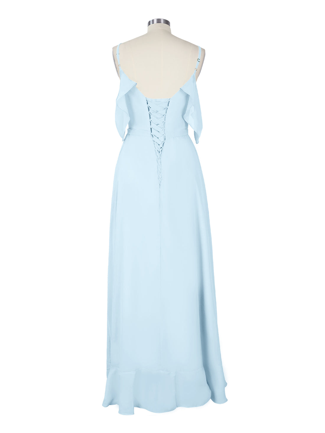 Flowy Spaghetti Bridesmaid Dress 