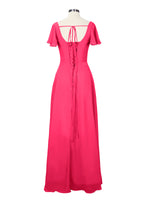 Flutter Sleeves Bridesmaid Dress 