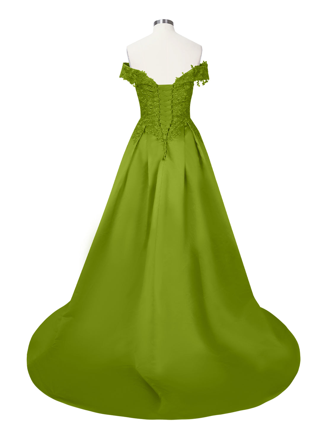 Applique Bodice Prom Dress 
