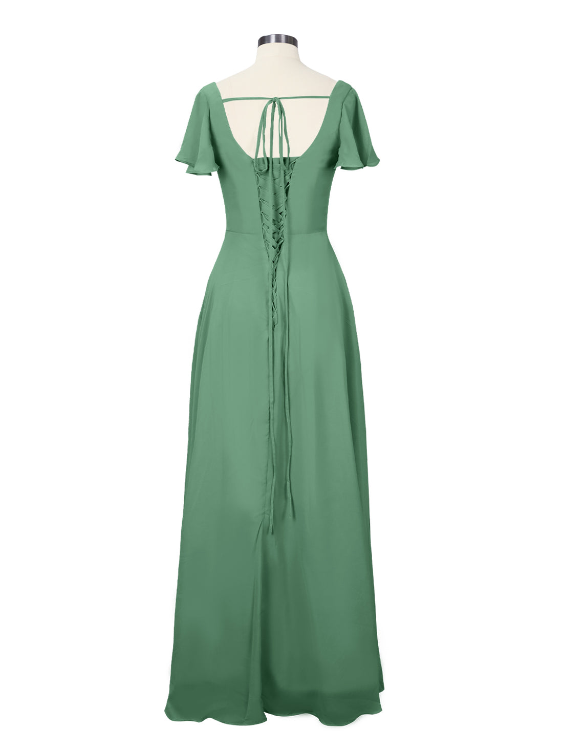 Flutter Sleeves Bridesmaid Dress 