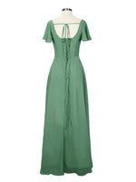 Flutter Sleeves Bridesmaid Dress 