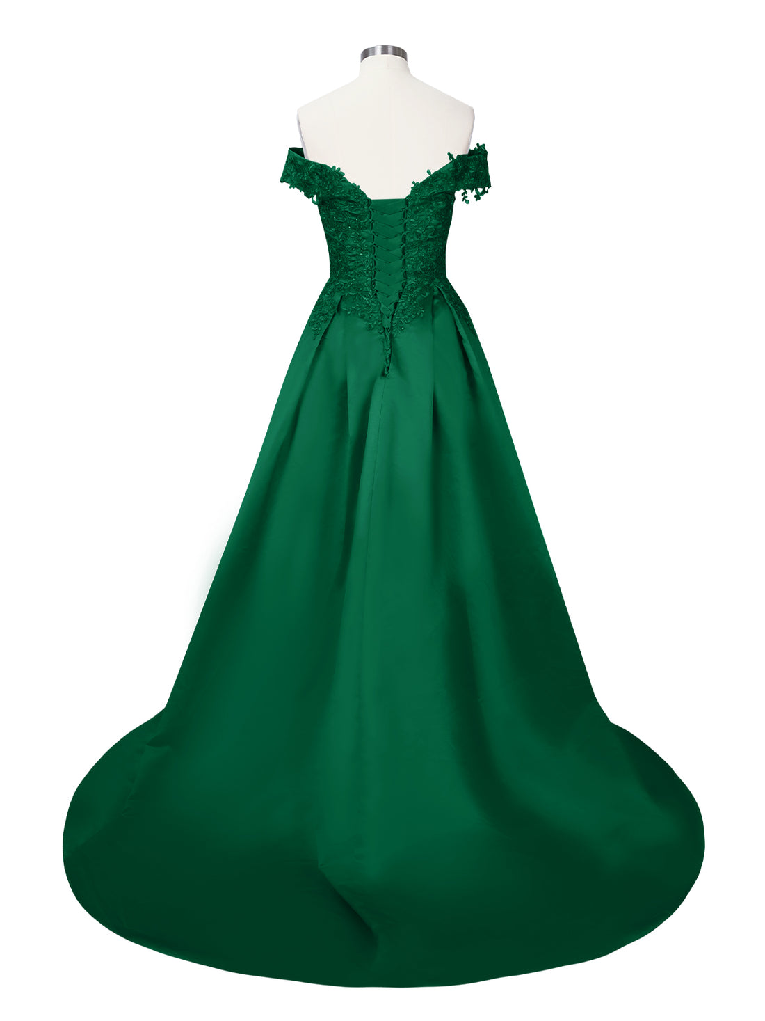 Applique Bodice Prom Dress 