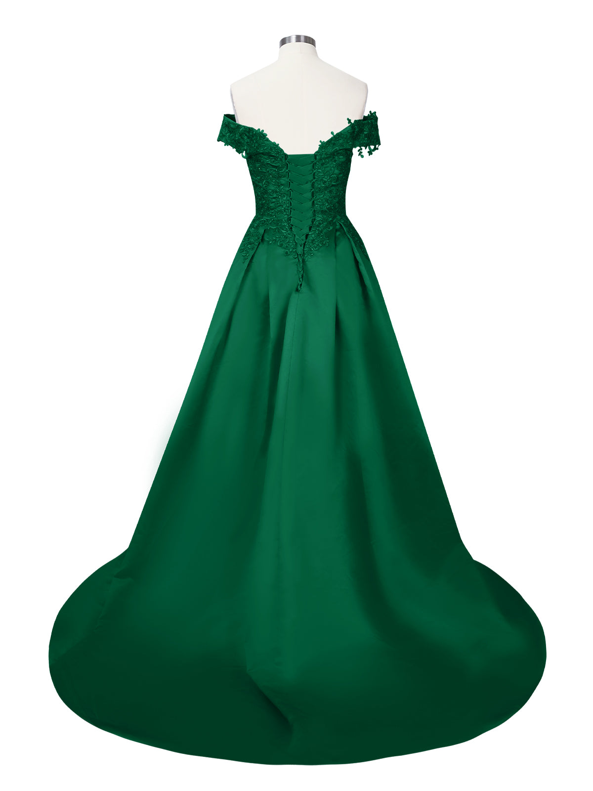 Applique Bodice Prom Dress 