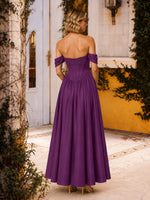 A-line Bridesmaid Dress with Bow Detail