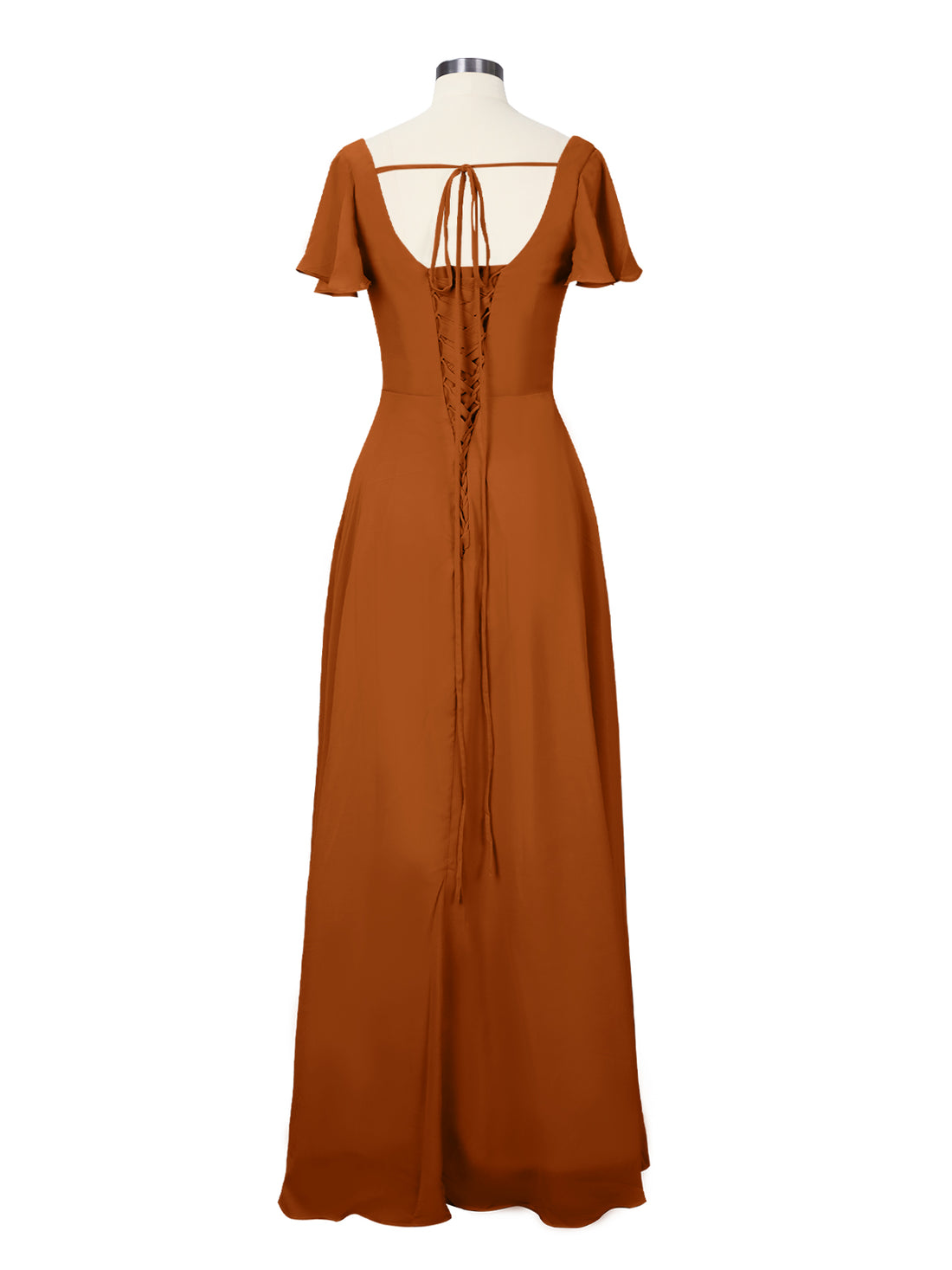 Flutter Sleeves Bridesmaid Dress 