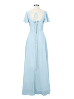 Flutter Sleeves Bridesmaid Dress 