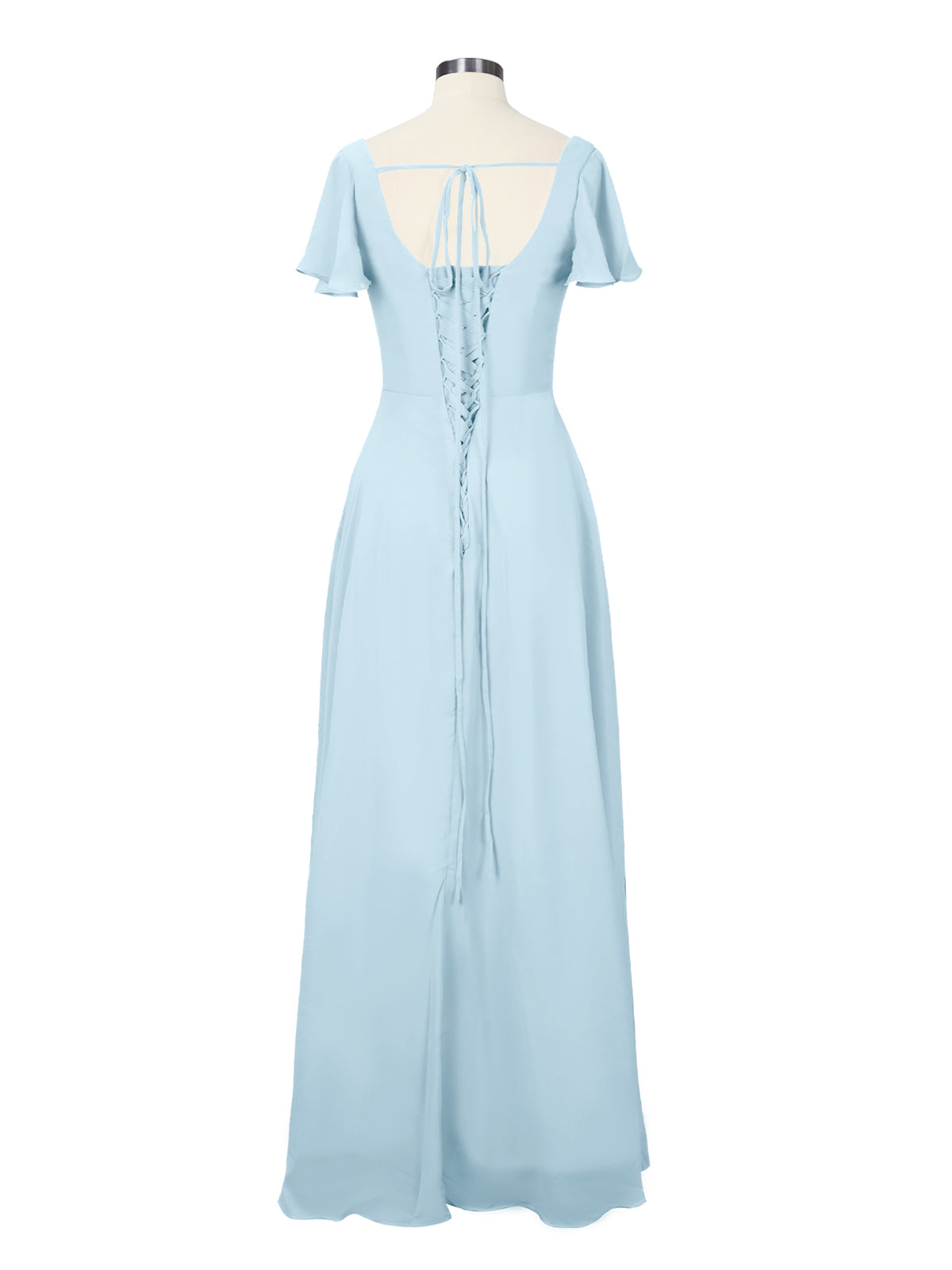 Flutter Sleeves Bridesmaid Dress 