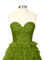 Sparkle Sweetheart Mini Gown Dress 