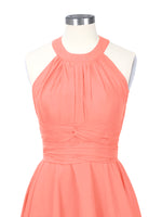 Halter Bridesmaid Dress 
