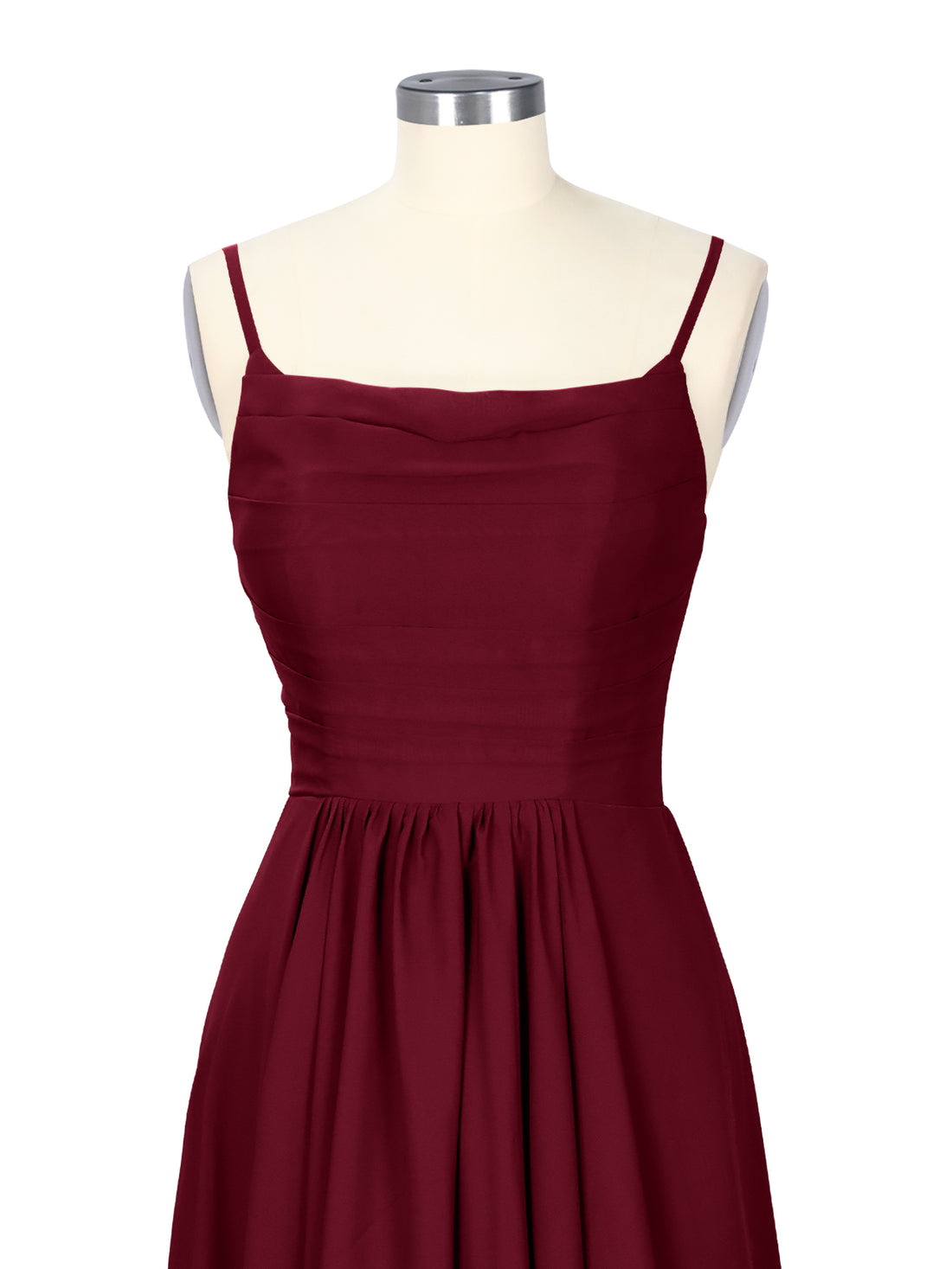 Spaghetti Asymmetrical Bridesmaid Dress 