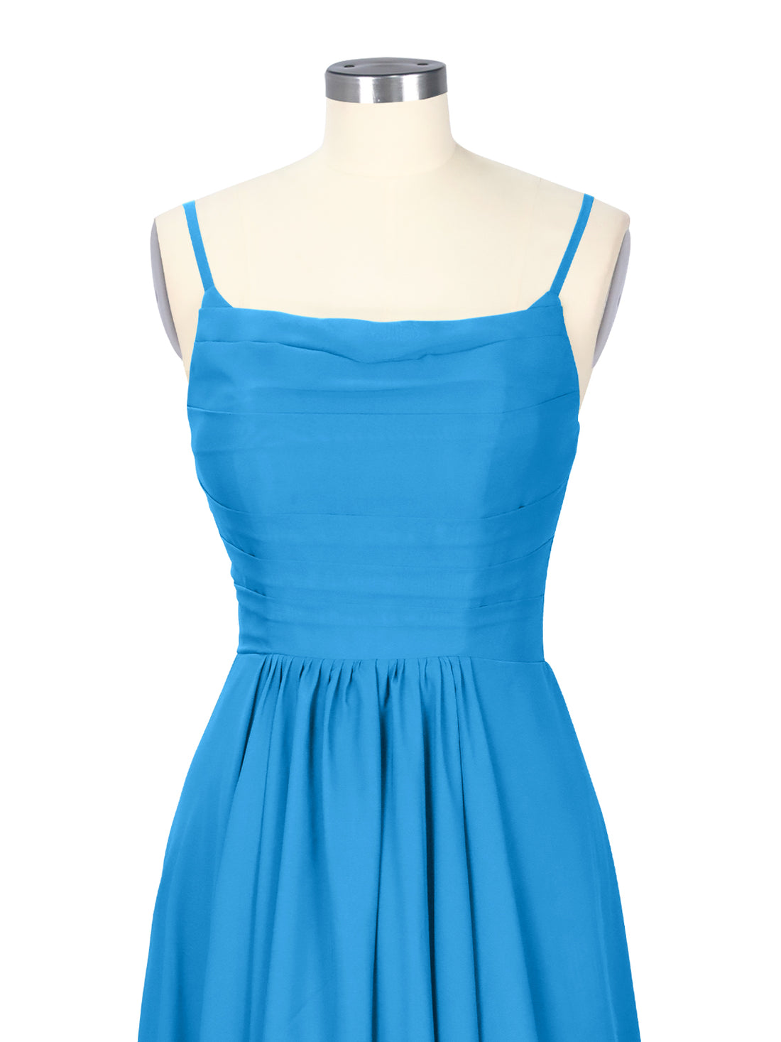 Spaghetti Asymmetrical Bridesmaid Dress 