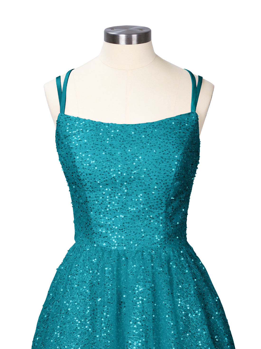 Sparkly Sequined A-line Mini Dress 