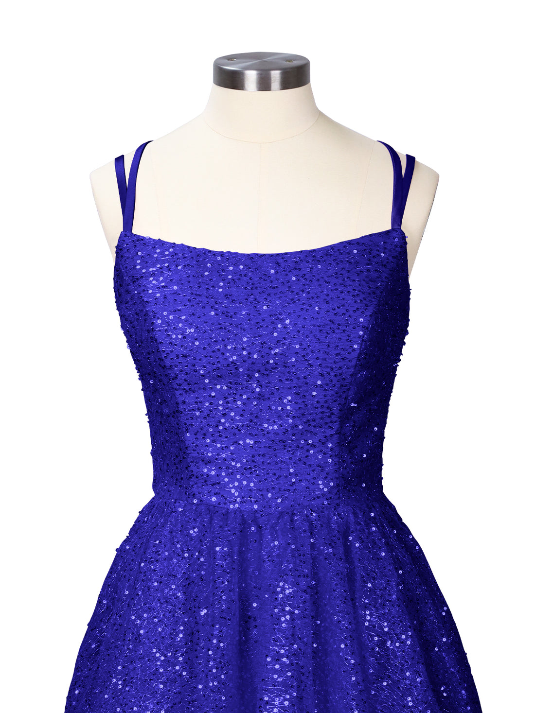 Sparkly Sequined A-line Mini Dress 