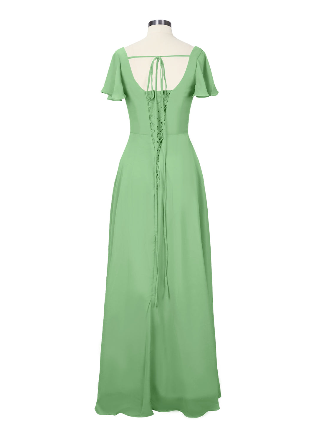 Flutter Sleeves Bridesmaid Dress 