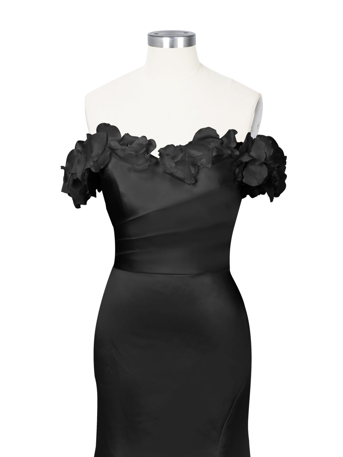 3D Floral Sheath Wedding Dress 