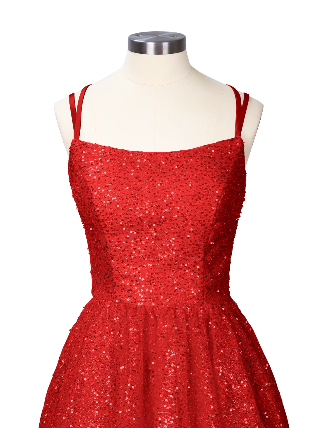 Sparkly Sequined A-line Mini Dress 