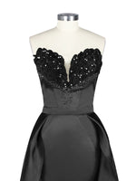 Strapless Sequin Prom Dress 