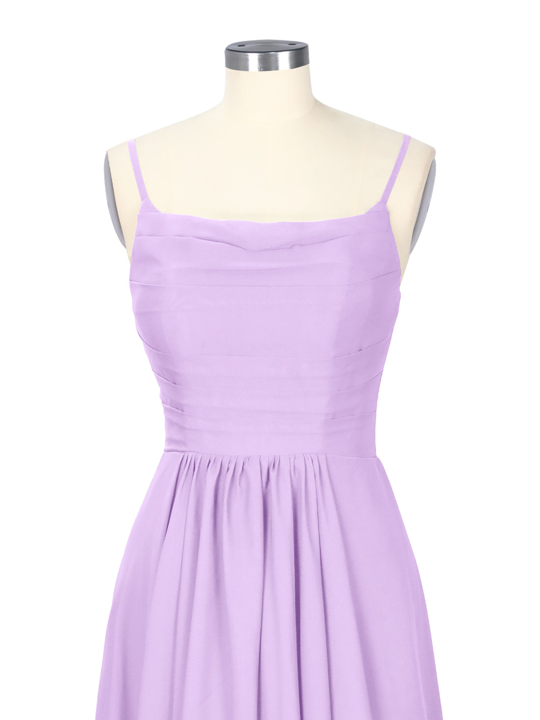 Spaghetti Asymmetrical Bridesmaid Dress 