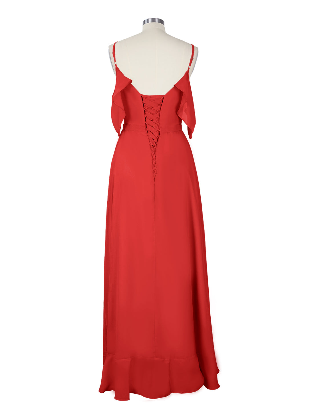 Flowy Spaghetti Bridesmaid Dress 