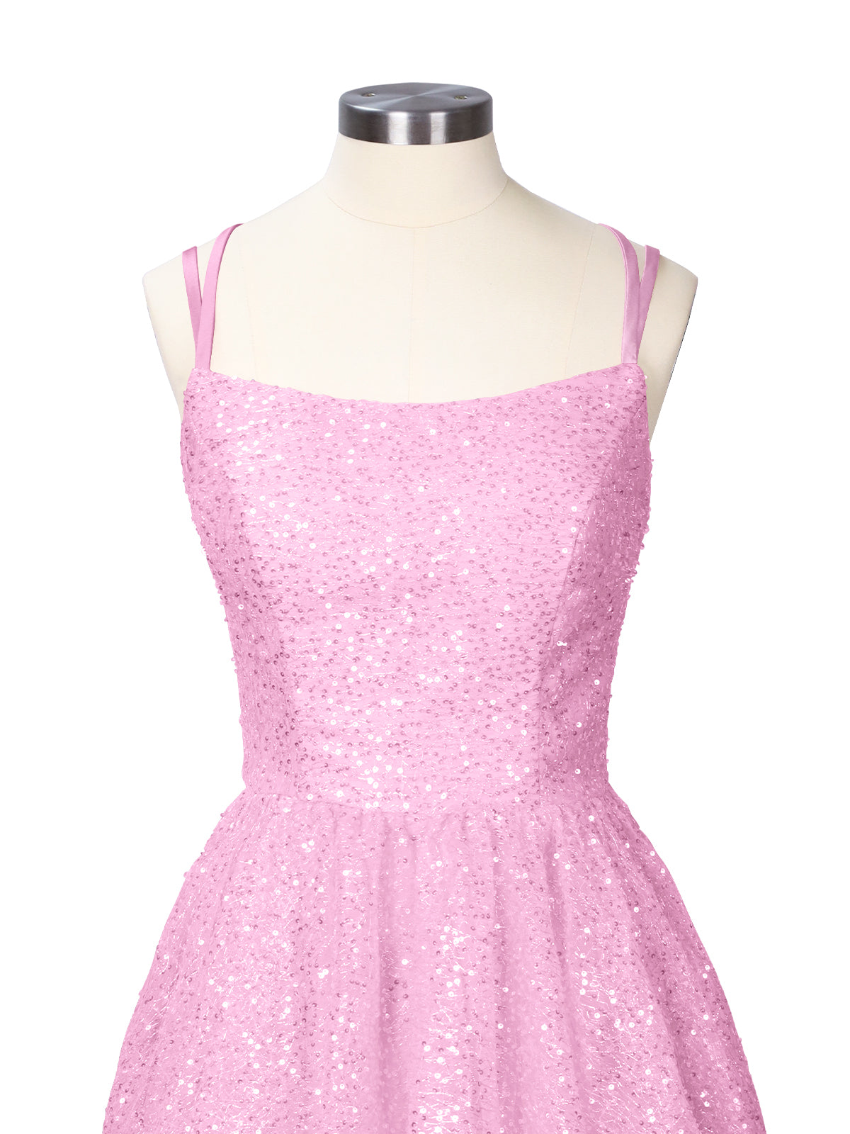 Sparkly Sequined A-line Mini Dress 