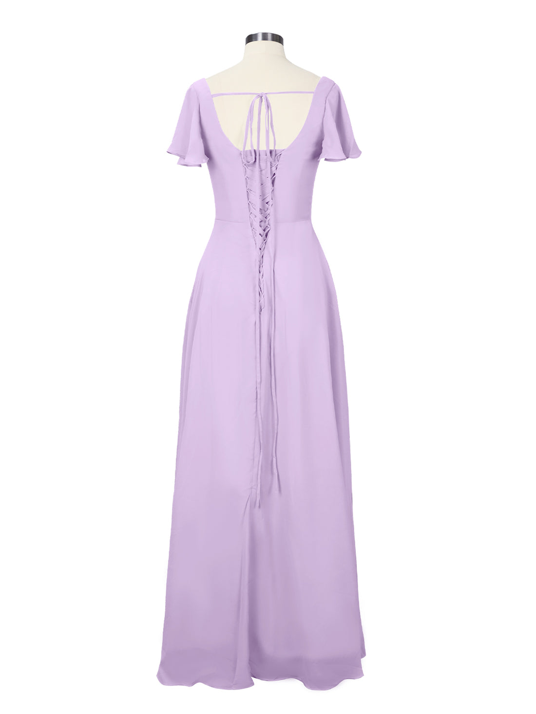 Flutter Sleeves Bridesmaid Dress 