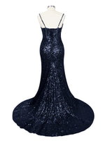 Spaghetti Sheath Prom Dress 