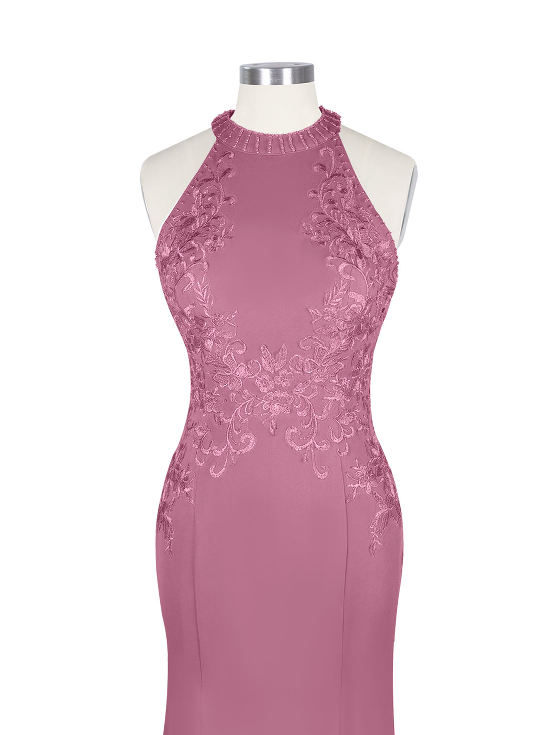 Halter Neckline Trumpet Dress 