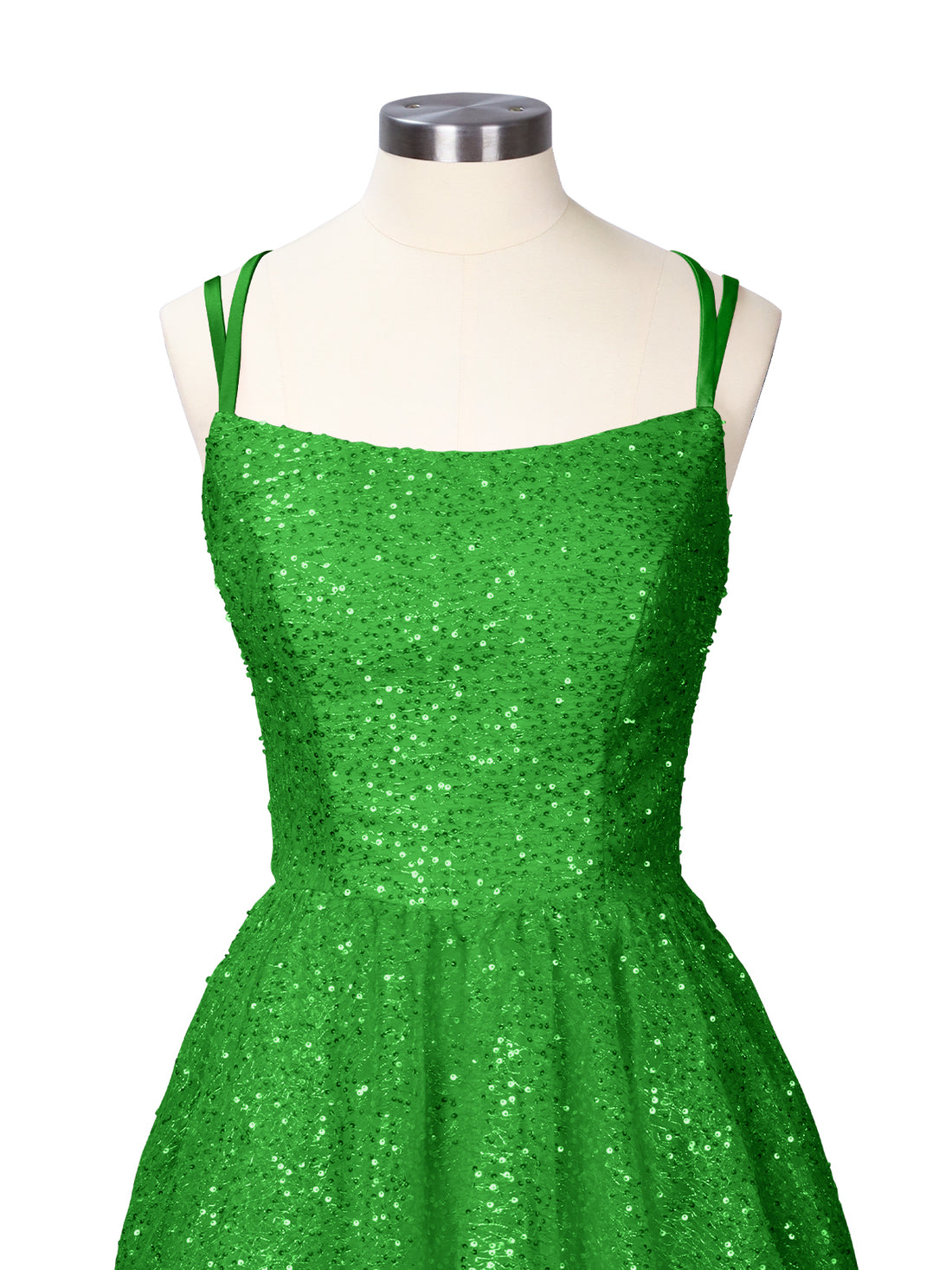 Sparkly Sequined A-line Mini Dress 