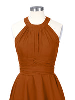 Halter Bridesmaid Dress 