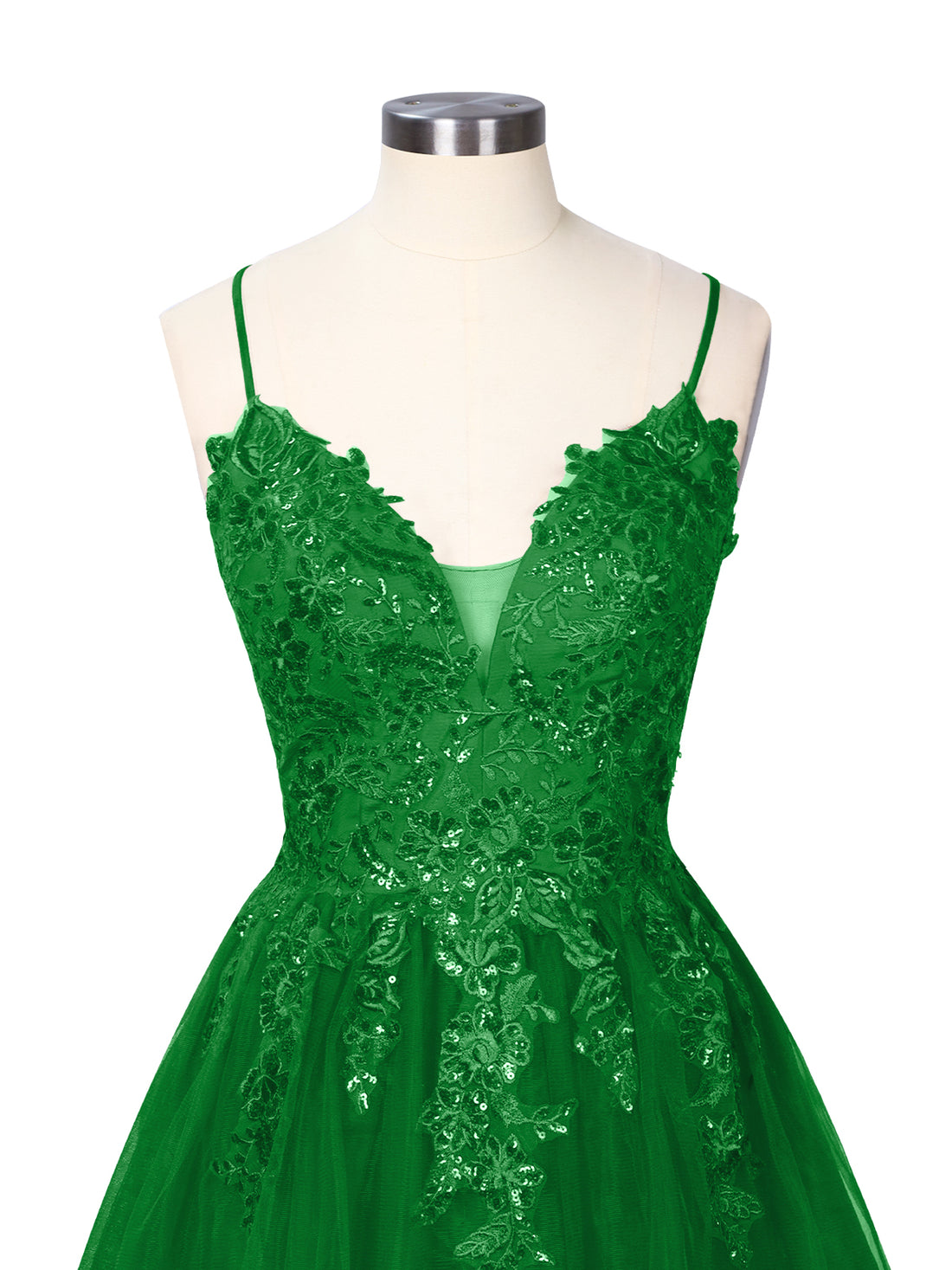 Applique Soft Tulle Mini Dress 