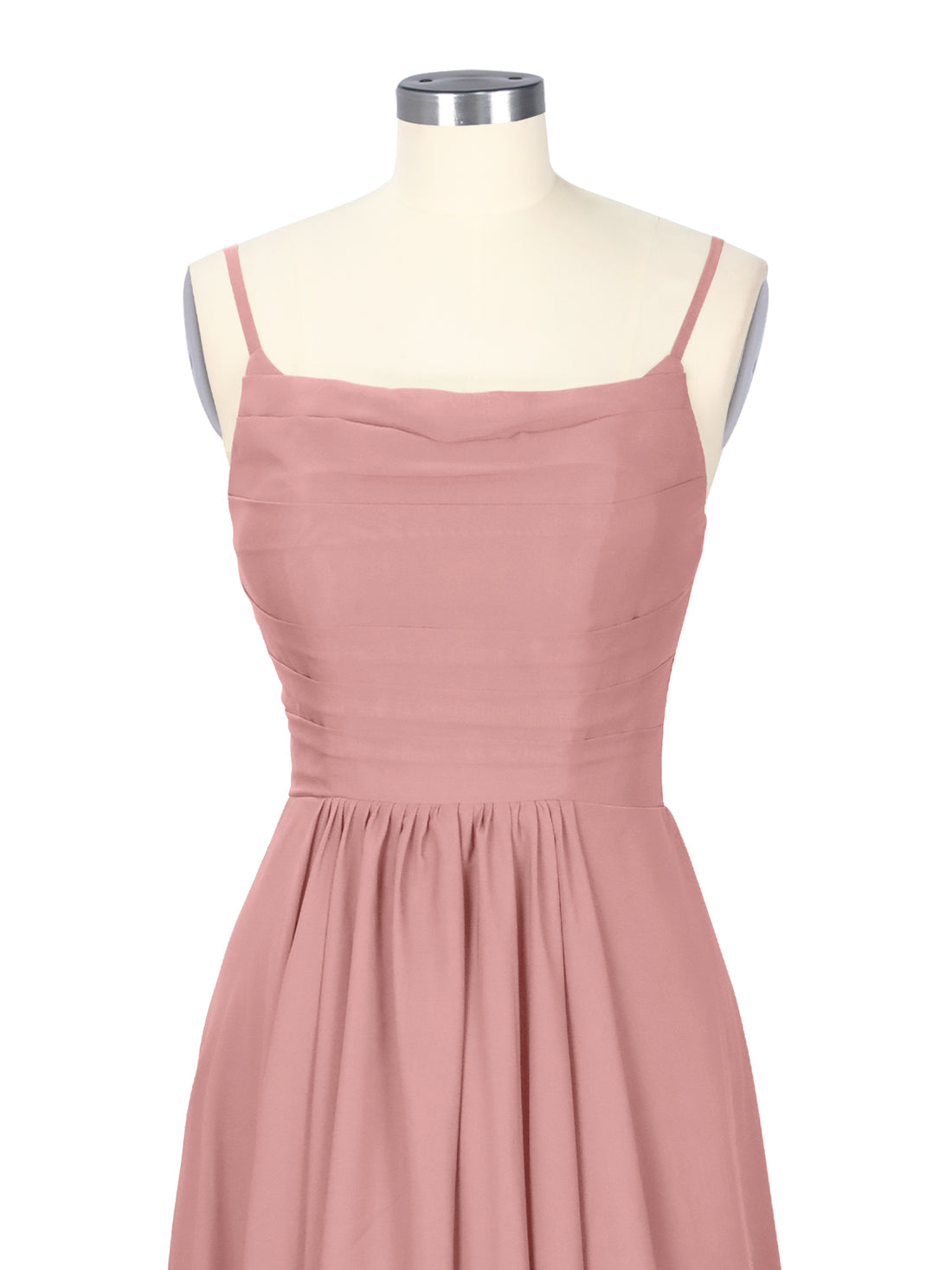 Spaghetti Asymmetrical Bridesmaid Dress 