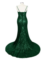 Spaghetti Sheath Prom Dress 