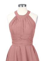 Halter Bridesmaid Dress 