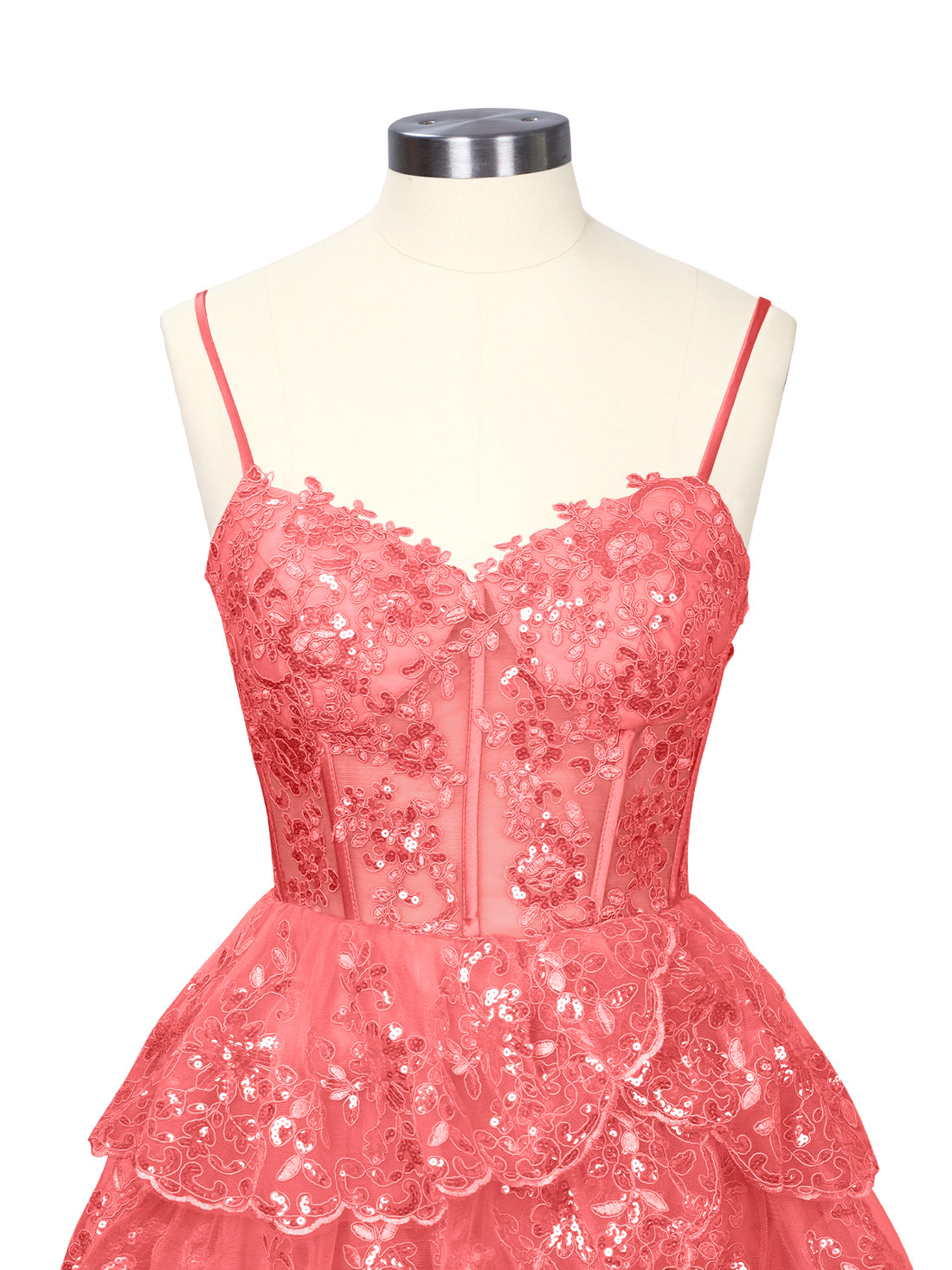 Sequin Appliques Mini Dress 
