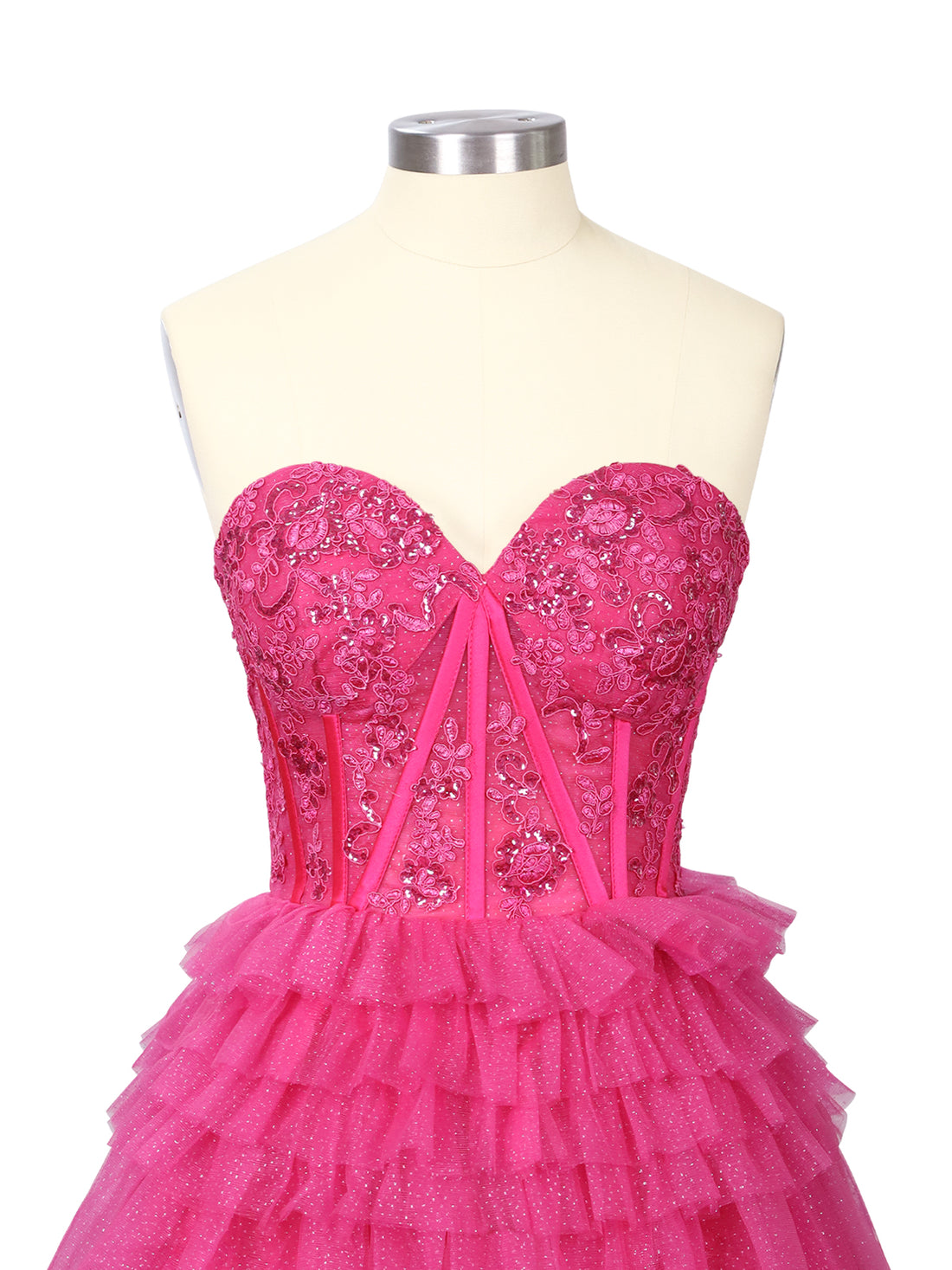 Sparkle Sweetheart Mini Gown Dress 