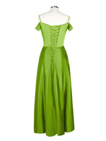 Silk-Like Pleated Prom Dress 