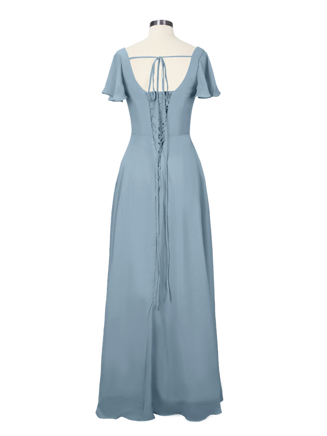 Flutter Sleeves Bridesmaid Dress 