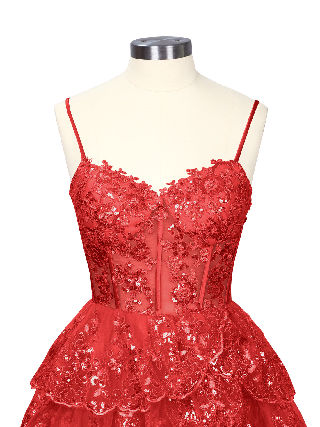 Sequin Appliques Mini Dress 