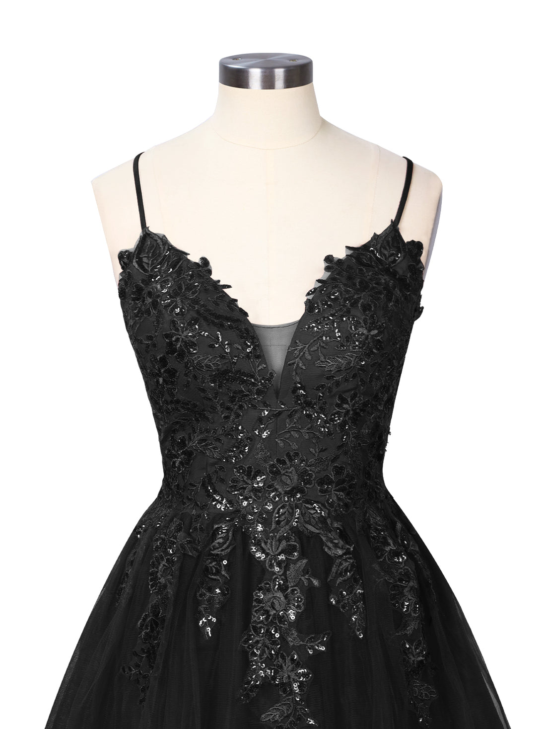 Applique Soft Tulle Mini Dress 