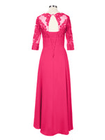 Three Quarter Sleeve Mother Dress 