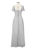 Flutter Sleeves Bridesmaid Dress 