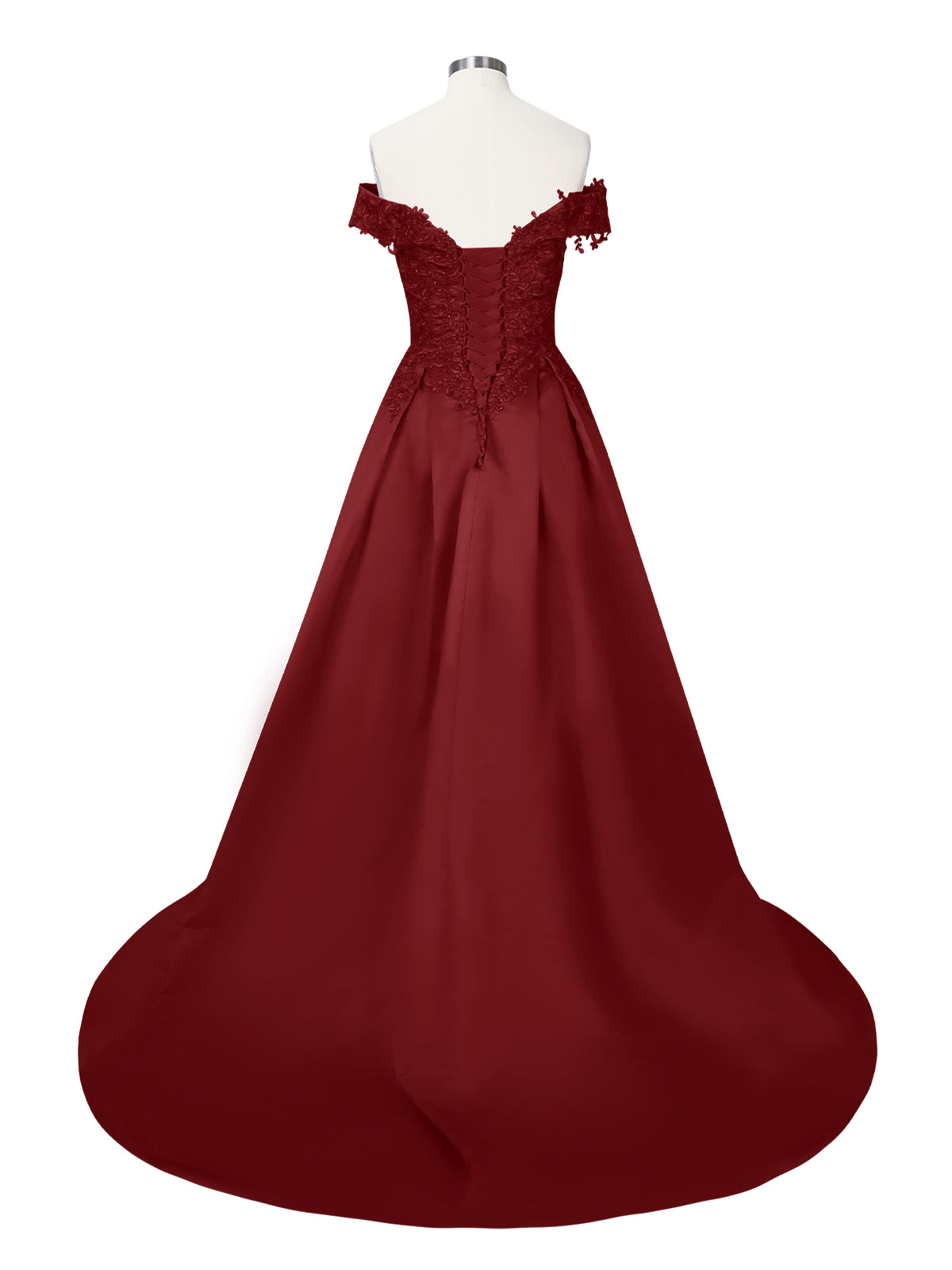 Applique Bodice Prom Dress 