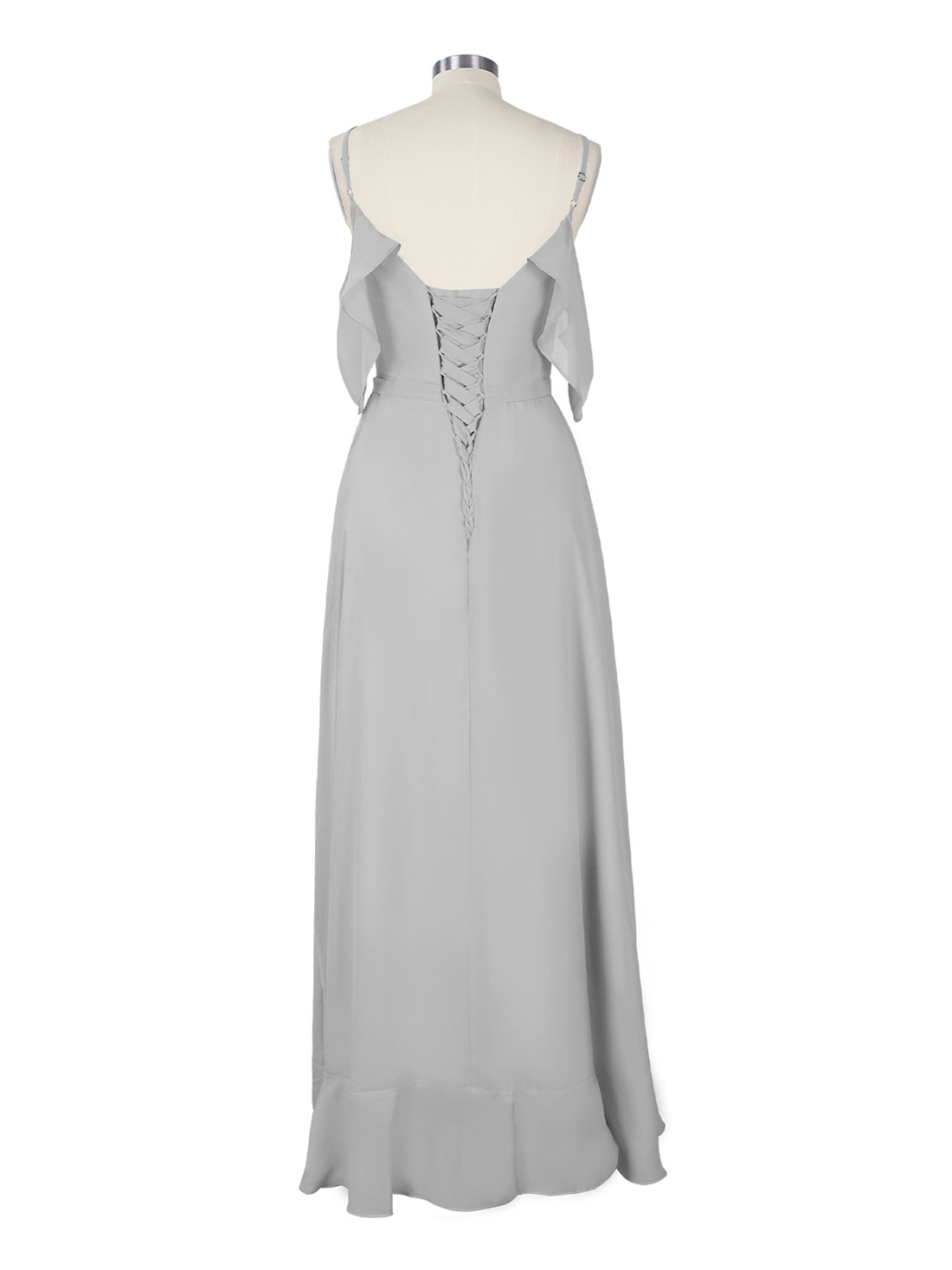 Flowy Spaghetti Bridesmaid Dress 